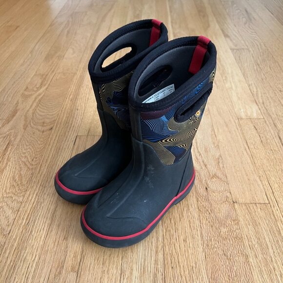 Bogs Kid's Classic II Warped Waterproof Winter Boots Youth Size 11 - Picture 1 of 9